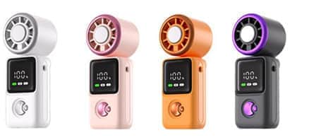 K828 Half Cooling Plate Portable High-Speed Handheld Fan